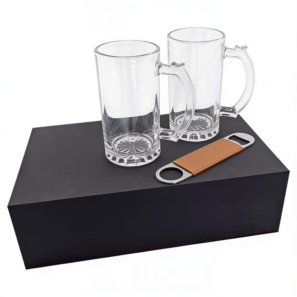 Lazerburst Beer Set with Two 14 oz. Pilsner Glasses blank-preview