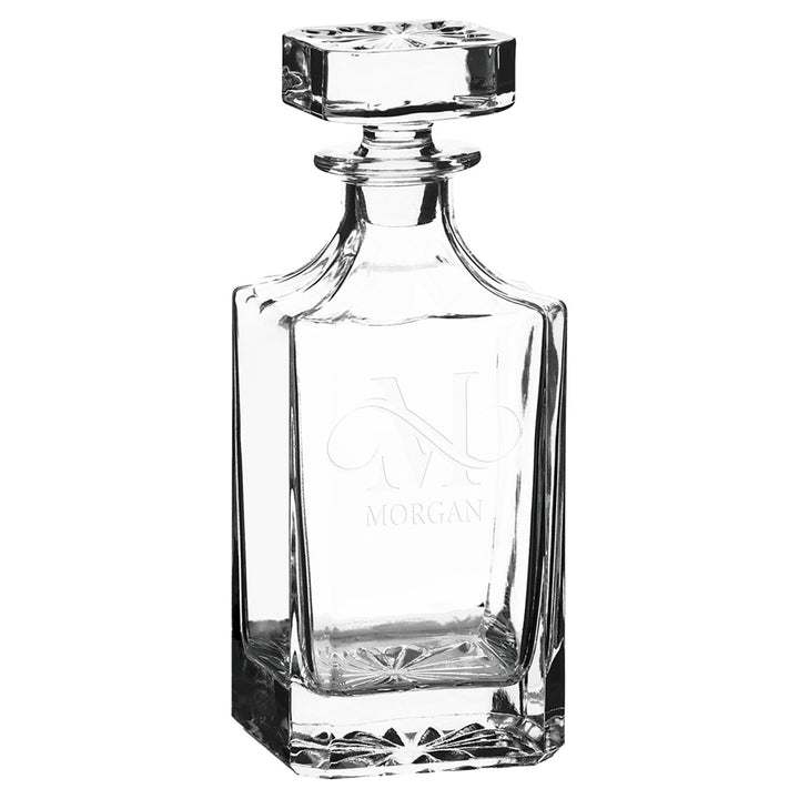 750 mL Square Glass Decanter – Decanter Only