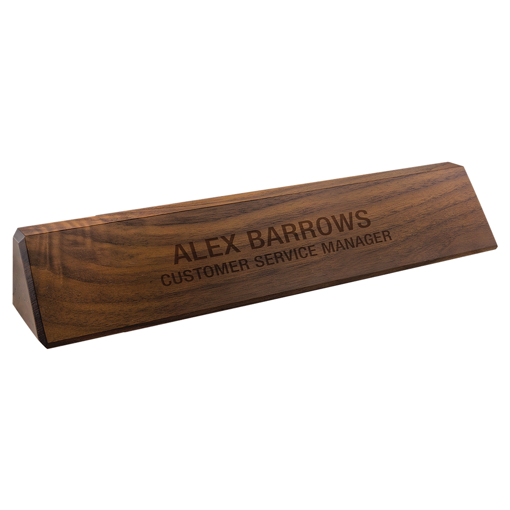 Genuine Walnut Desk Wedge