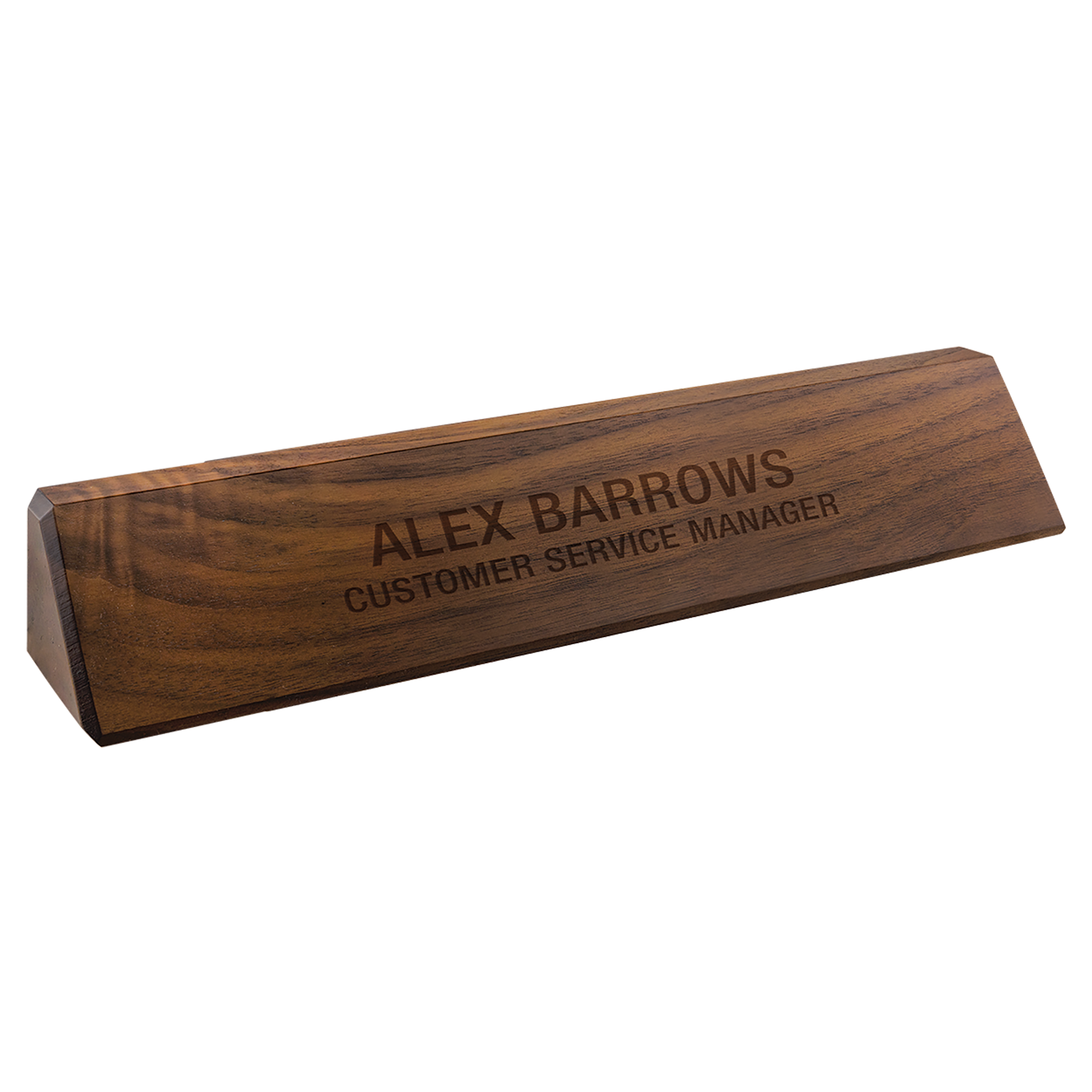 Genuine Walnut Desk Wedge