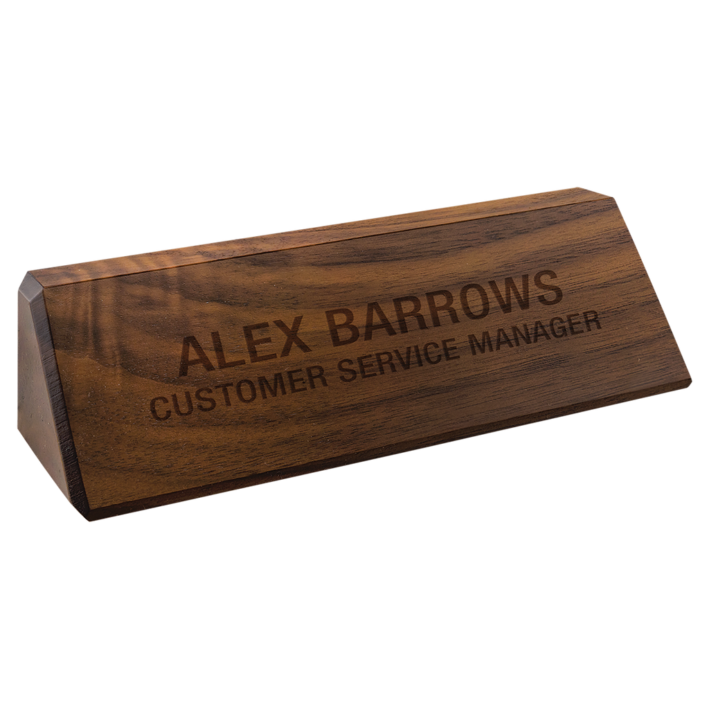 Genuine Walnut Desk Wedge