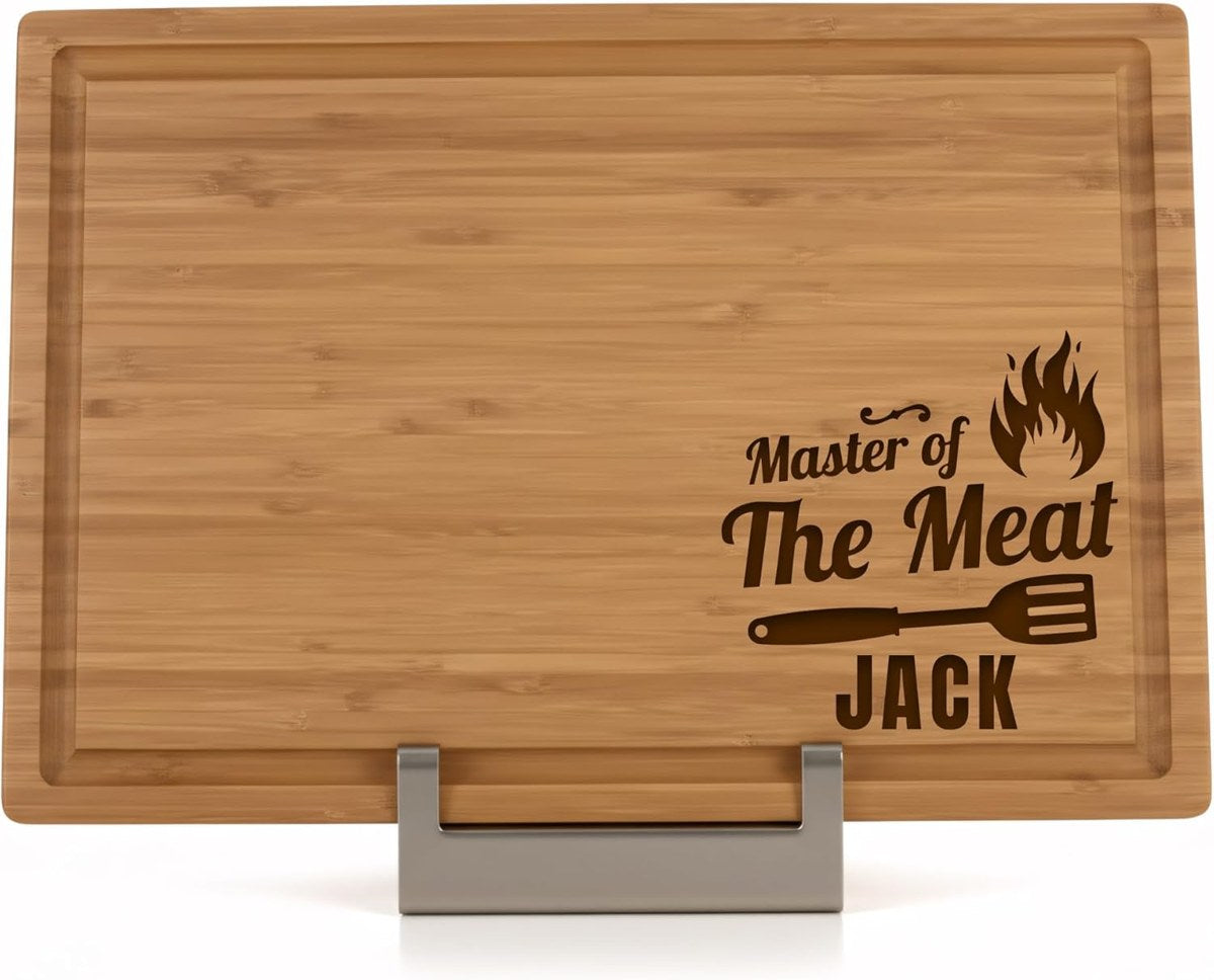 Personalized Bamboo Cutting Board â€” 16" Ã— 11"