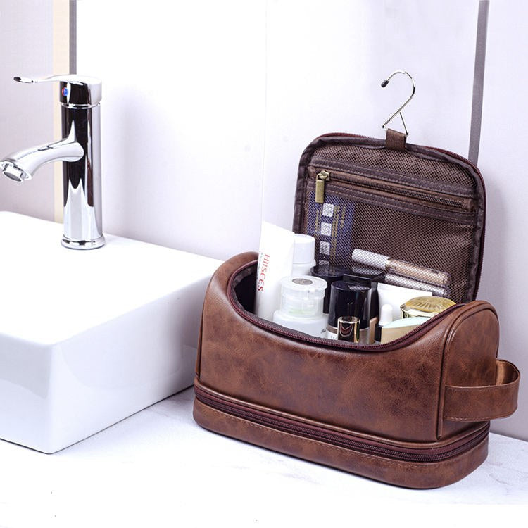 Vintage Leather Dopp Kit