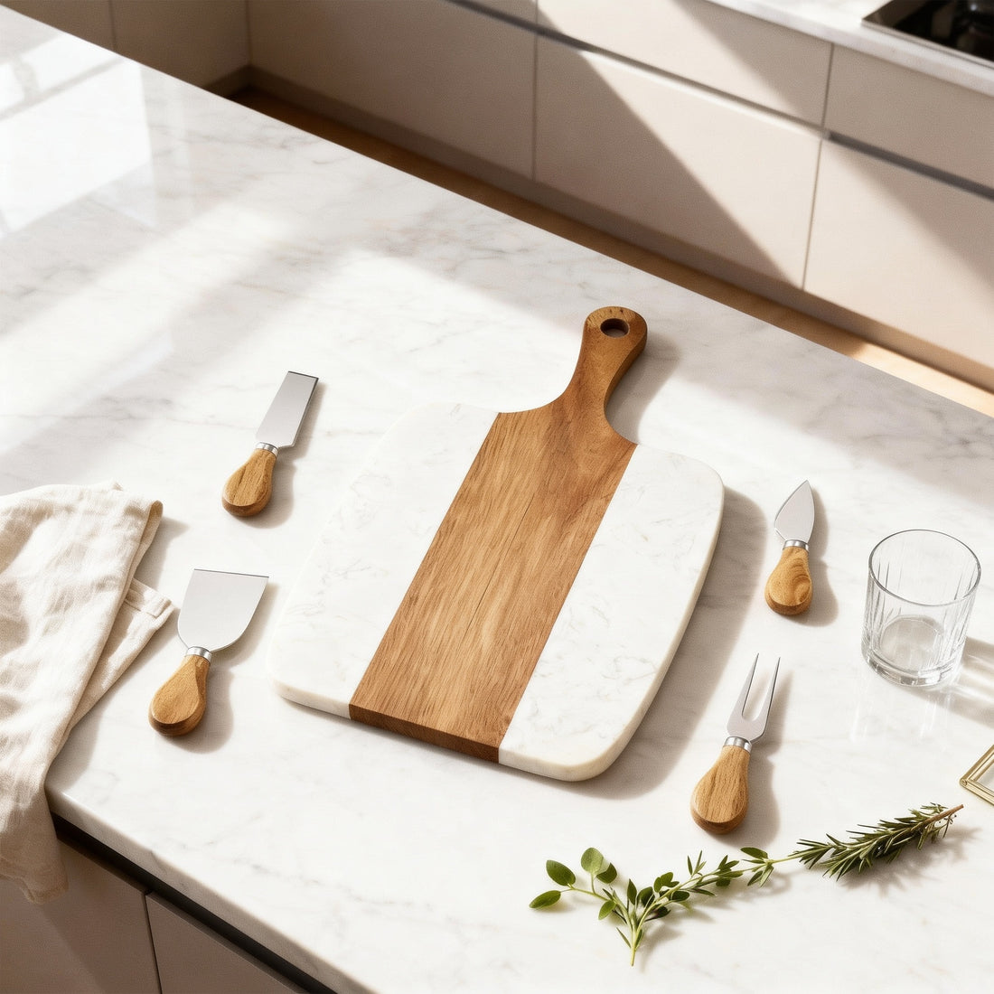 Marble Serving Board — 5-Piece Set preview