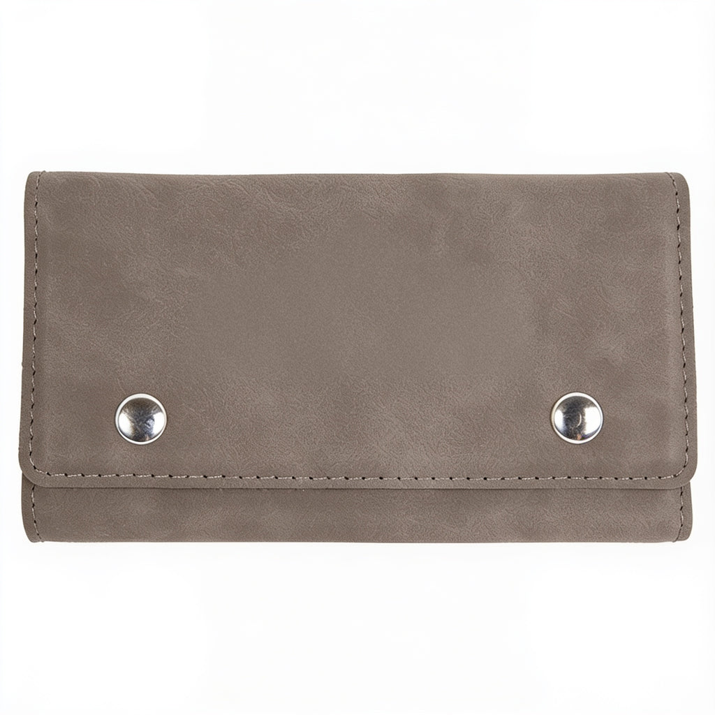 Gray Laserable Leatherette Card & Dice Set blank-preview