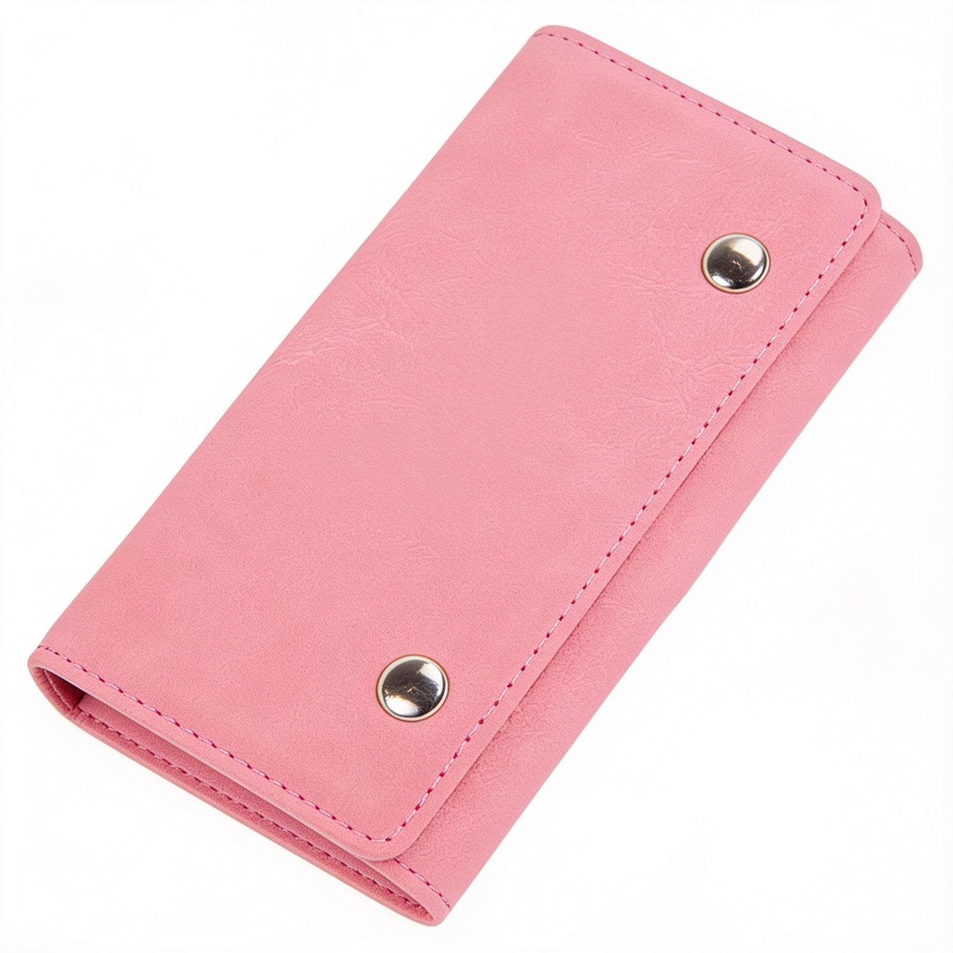 Pink Laserable Leatherette Card & Dice Set blank-preview