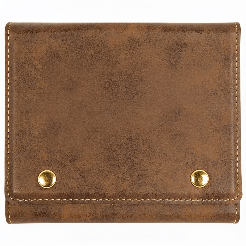 Rustic/Gold Laserable Leatherette Card & Dice Set blank-preview