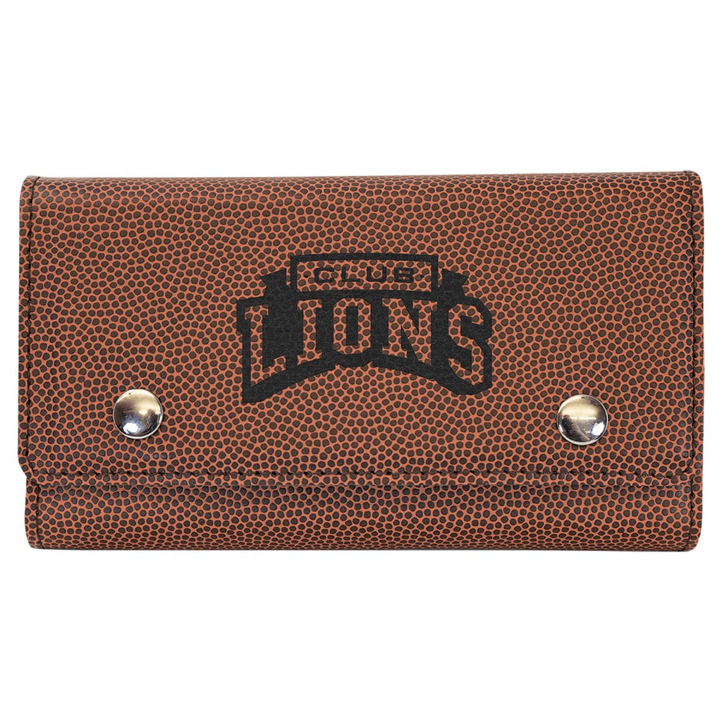 Football Laserable Leatherette Card & Dice Set