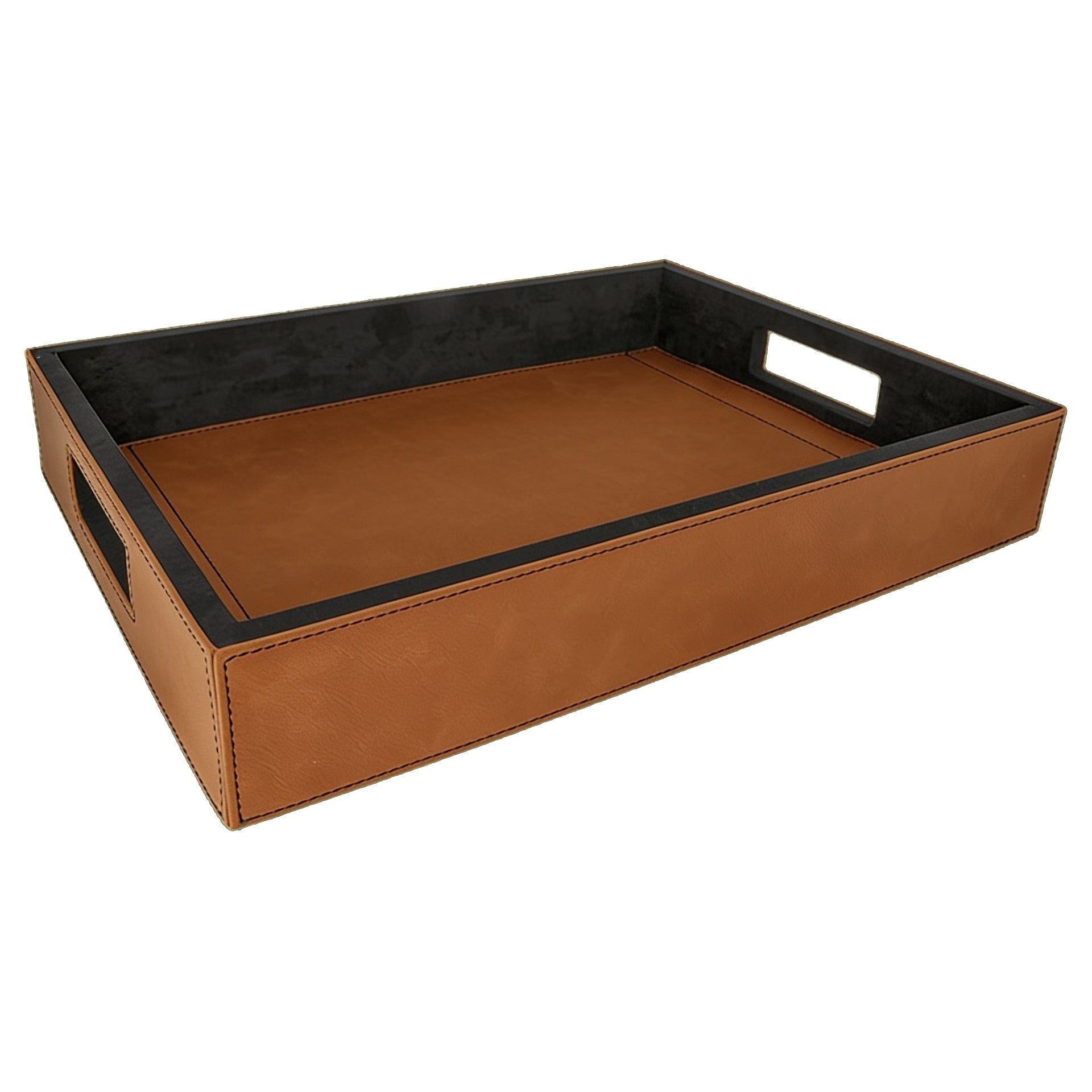 Rawhide Laserable Leatherette Serving Tray blank-preview