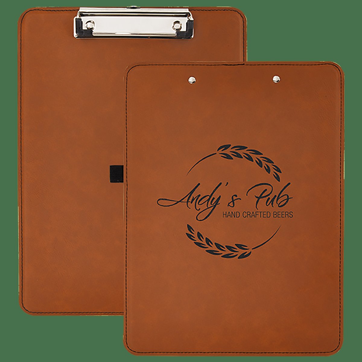Rawhide Laserable Leatherette Clipboard