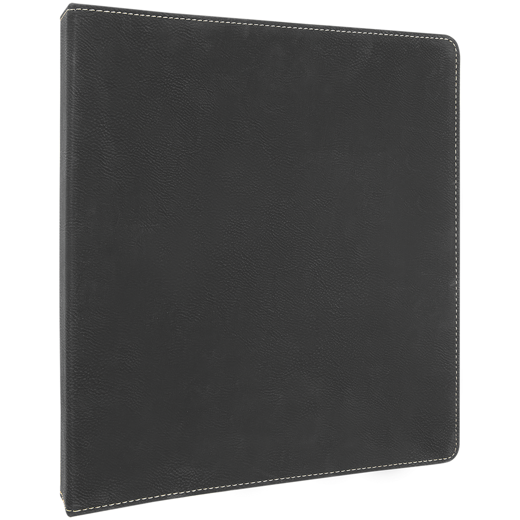 Black/Gold 3 Ring Binder with 1" Slant D Rings blank-preview