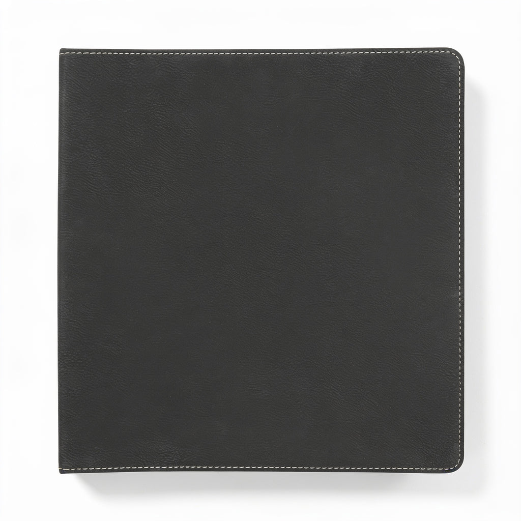 Black/Gold 3 Ring Binder with 1" Slant D Rings blank-preview-flat