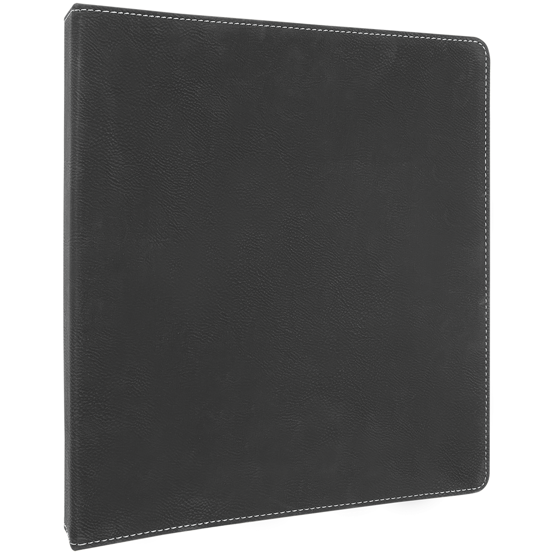 Black/Silver 3 Ring Binder with 1" Slant D Rings blank-preview