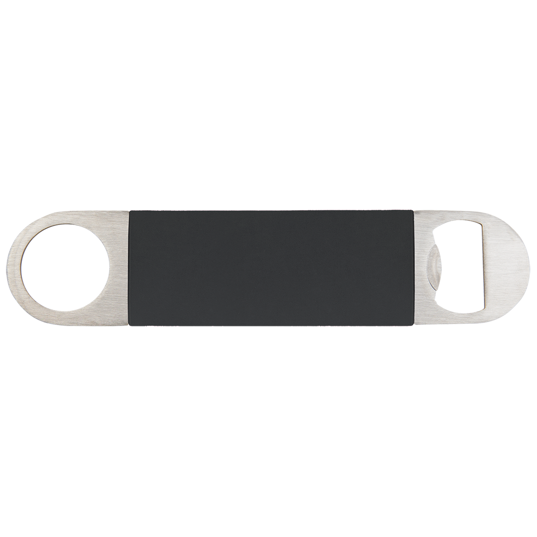Black/White Bottle Opener with Silicone Grip preview