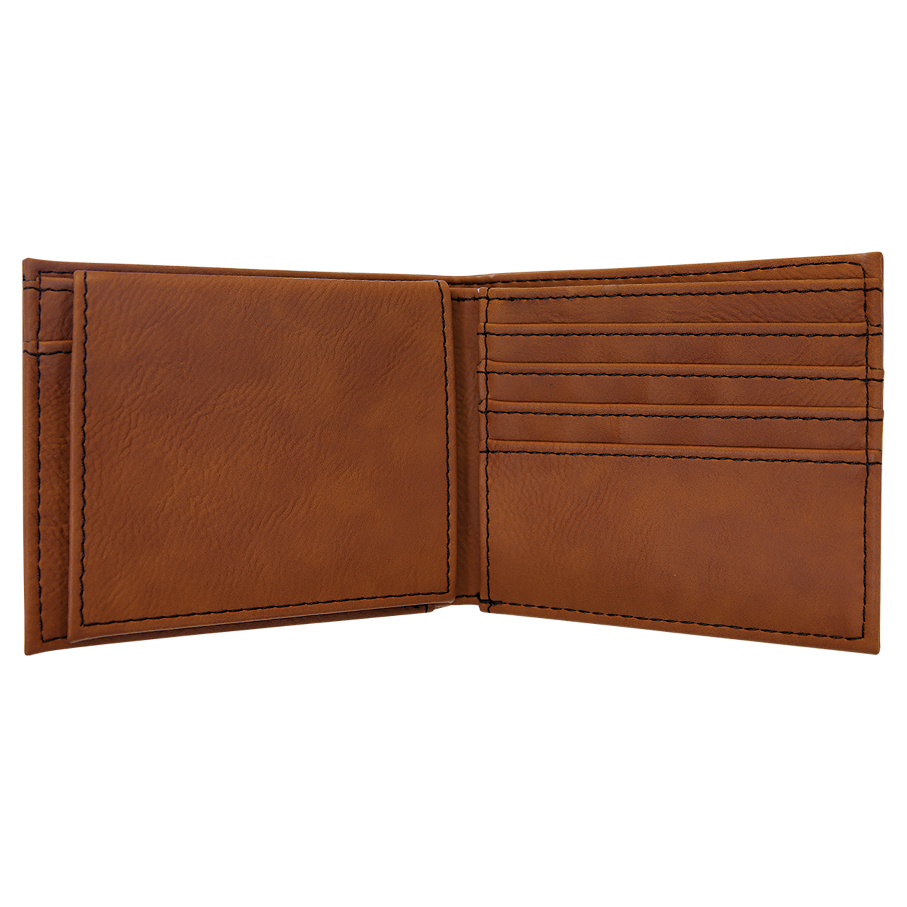 Rawhide Leatherette Bifold Wallet with Flip ID