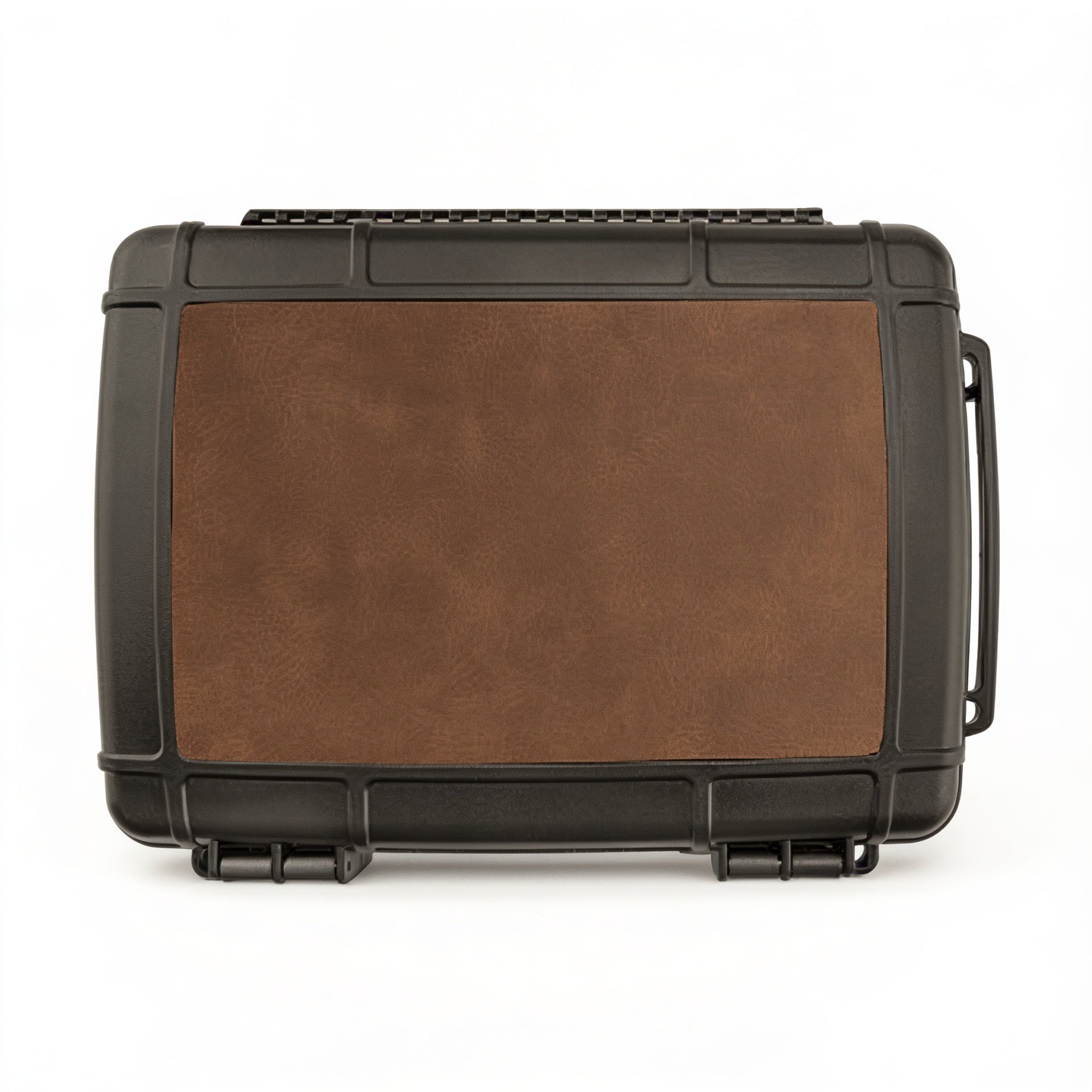 Dark Brown Leatherette Travel Cigar Case blank-preview