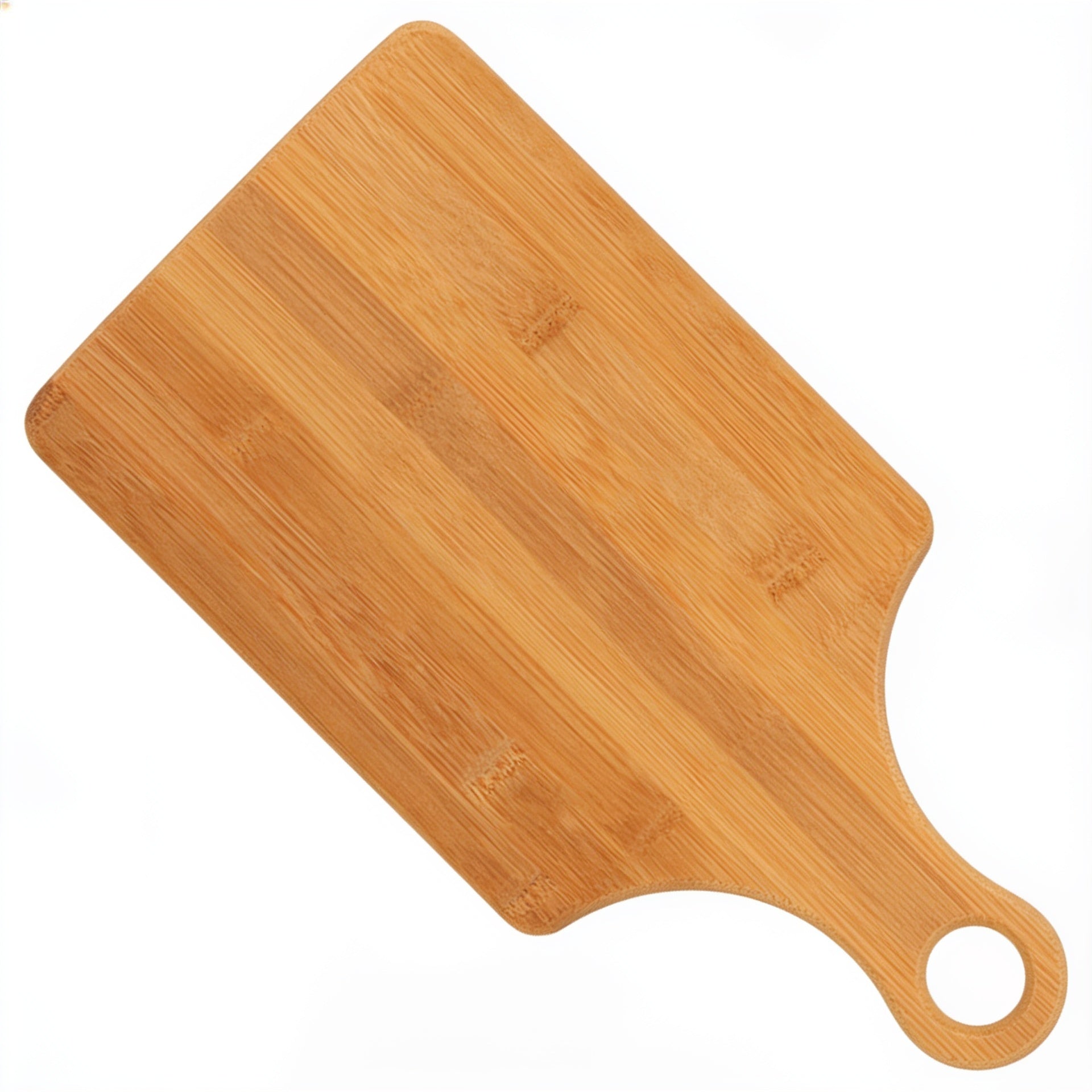Bamboo Paddle Shaped Cutting Board blank-preview