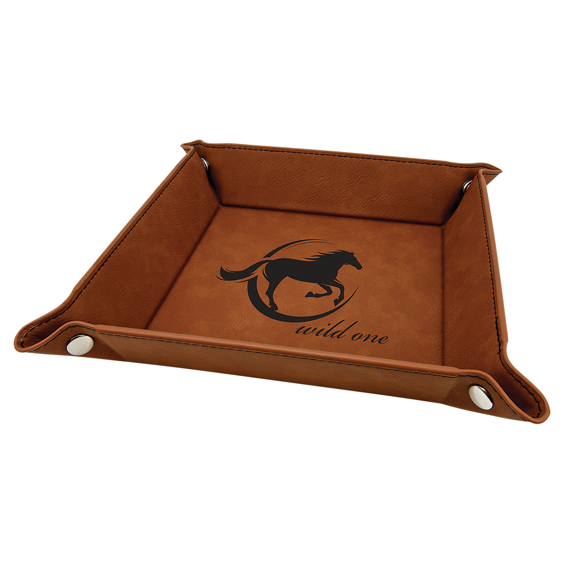Rawhide Leatherette Snap Up Tray blank-preview