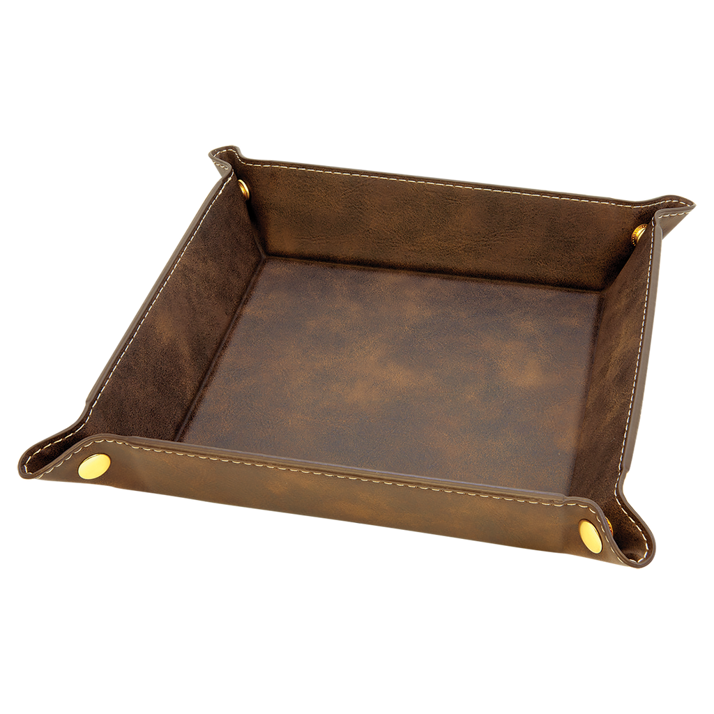 Rustic Leatherette Snap Up Tray blank-preview