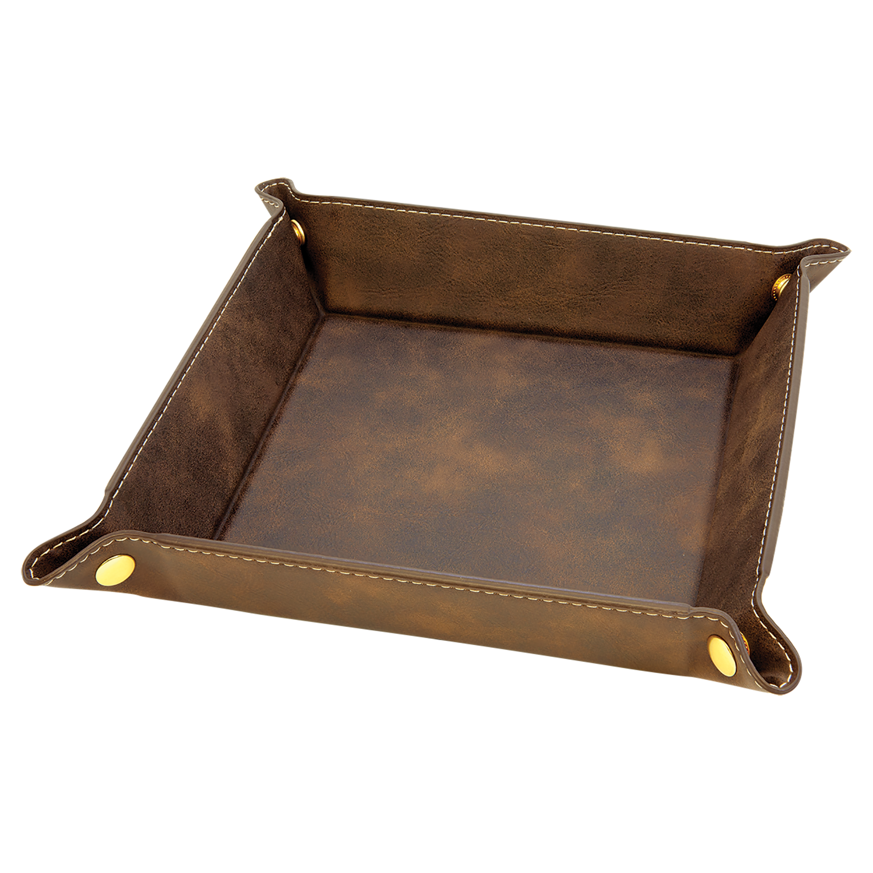 Rustic Leatherette Snap Up Tray blank-preview