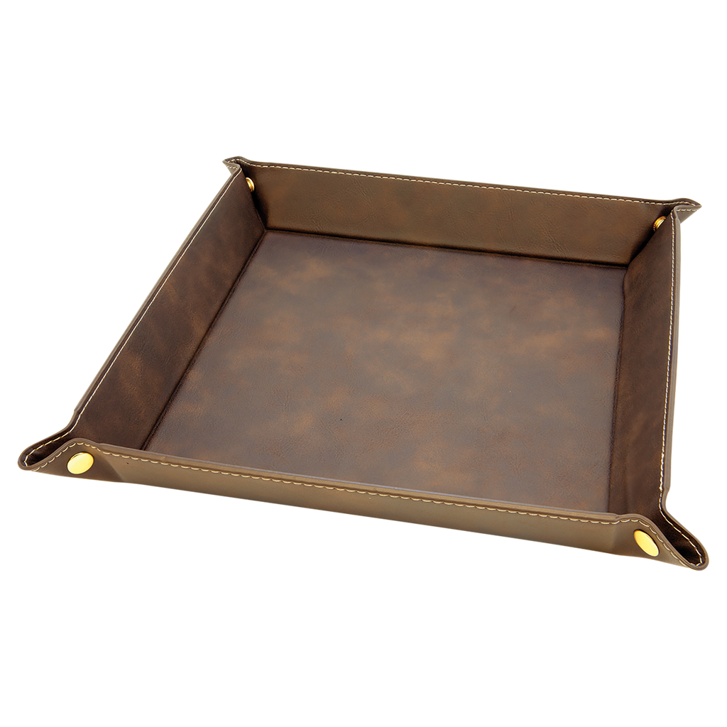 Rustic Leatherette Snap Up Tray blank-preview