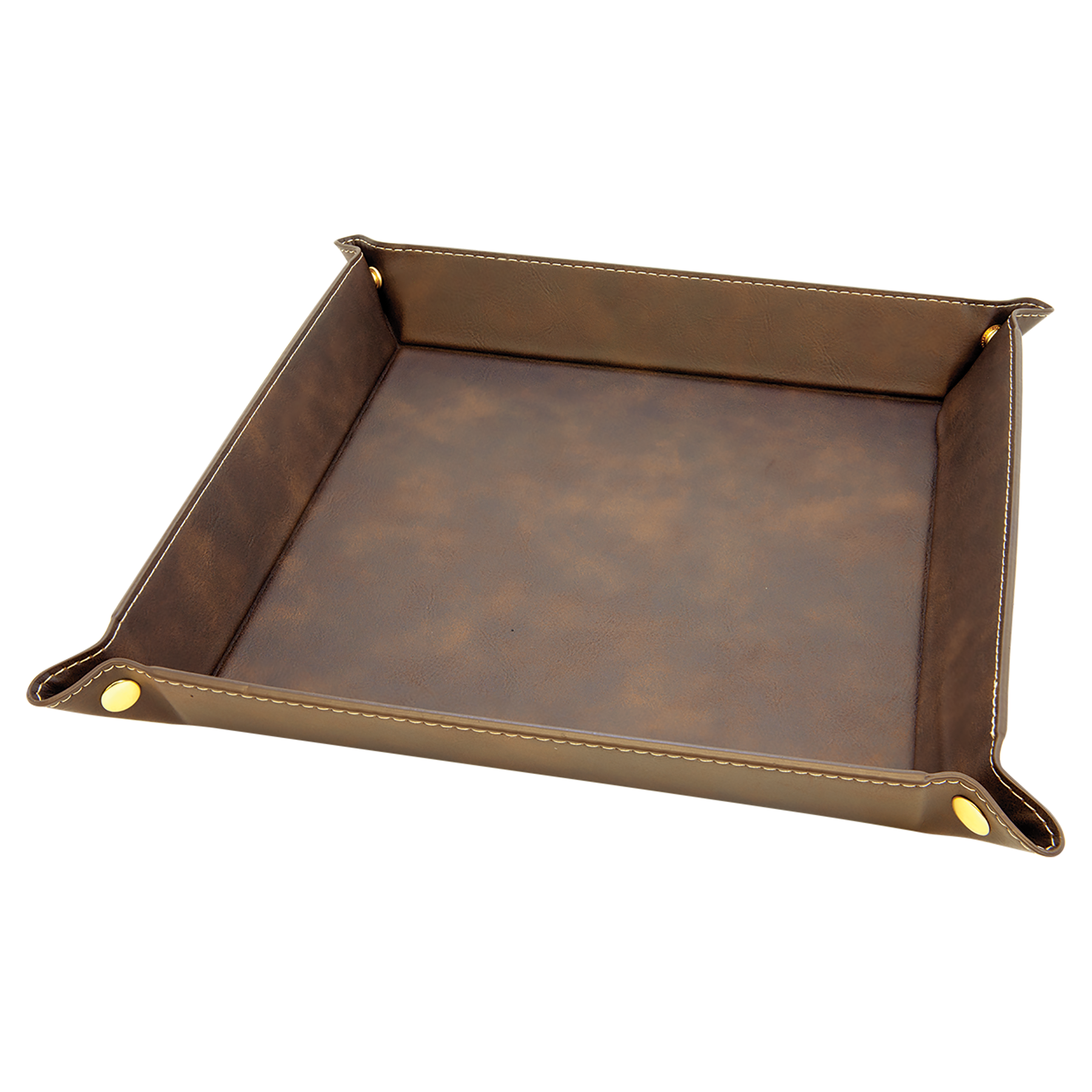 Rustic Leatherette Snap Up Tray blank-preview