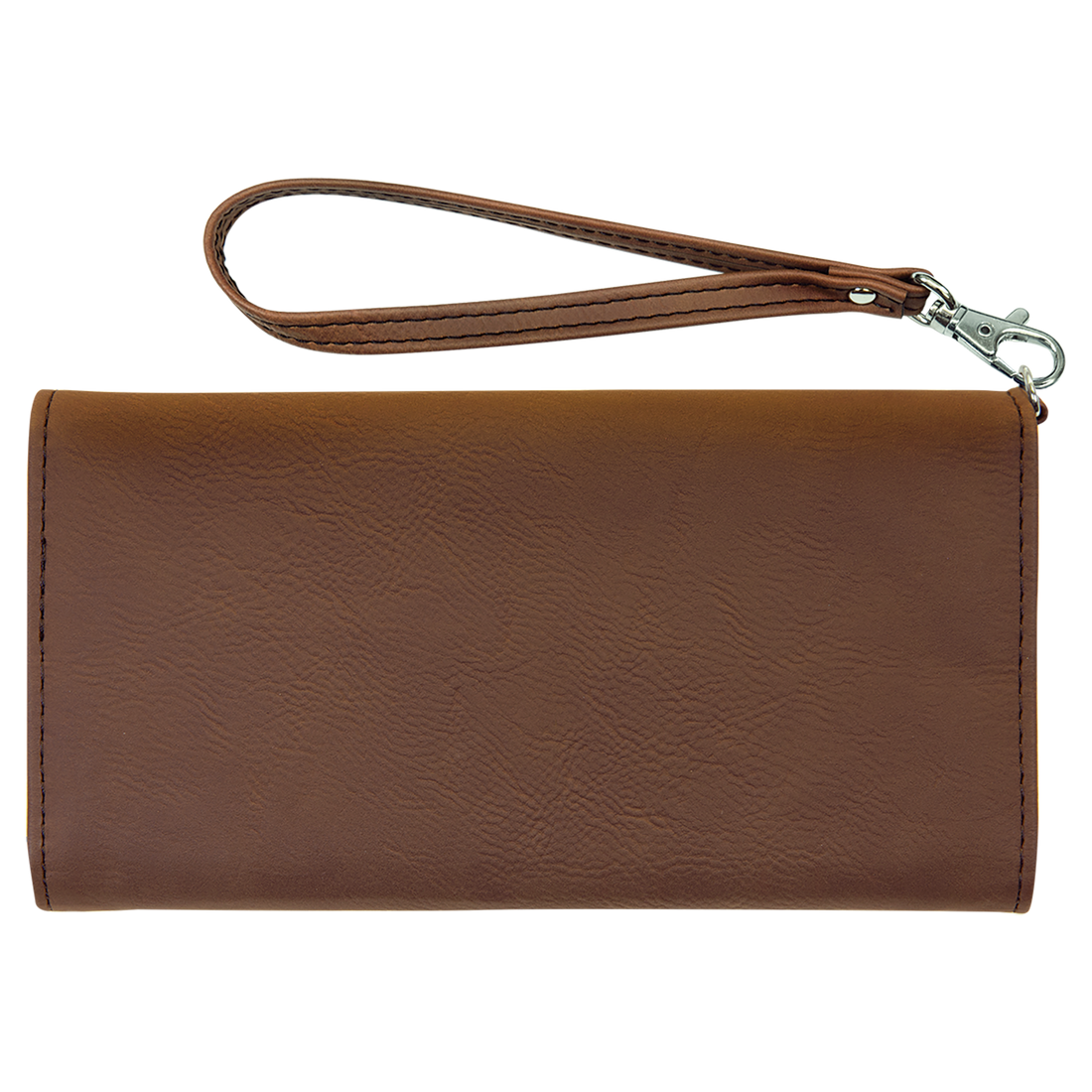 Wallet with Strap - Leatherette, Creekside Collection – Dark Brown preview