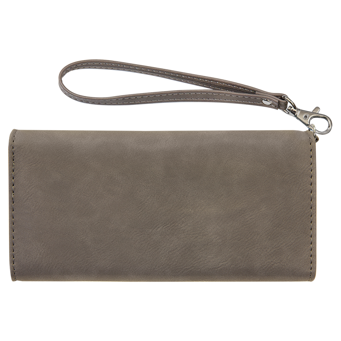 Wallet with Strap - Leatherette, Creekside Collection – Gray preview