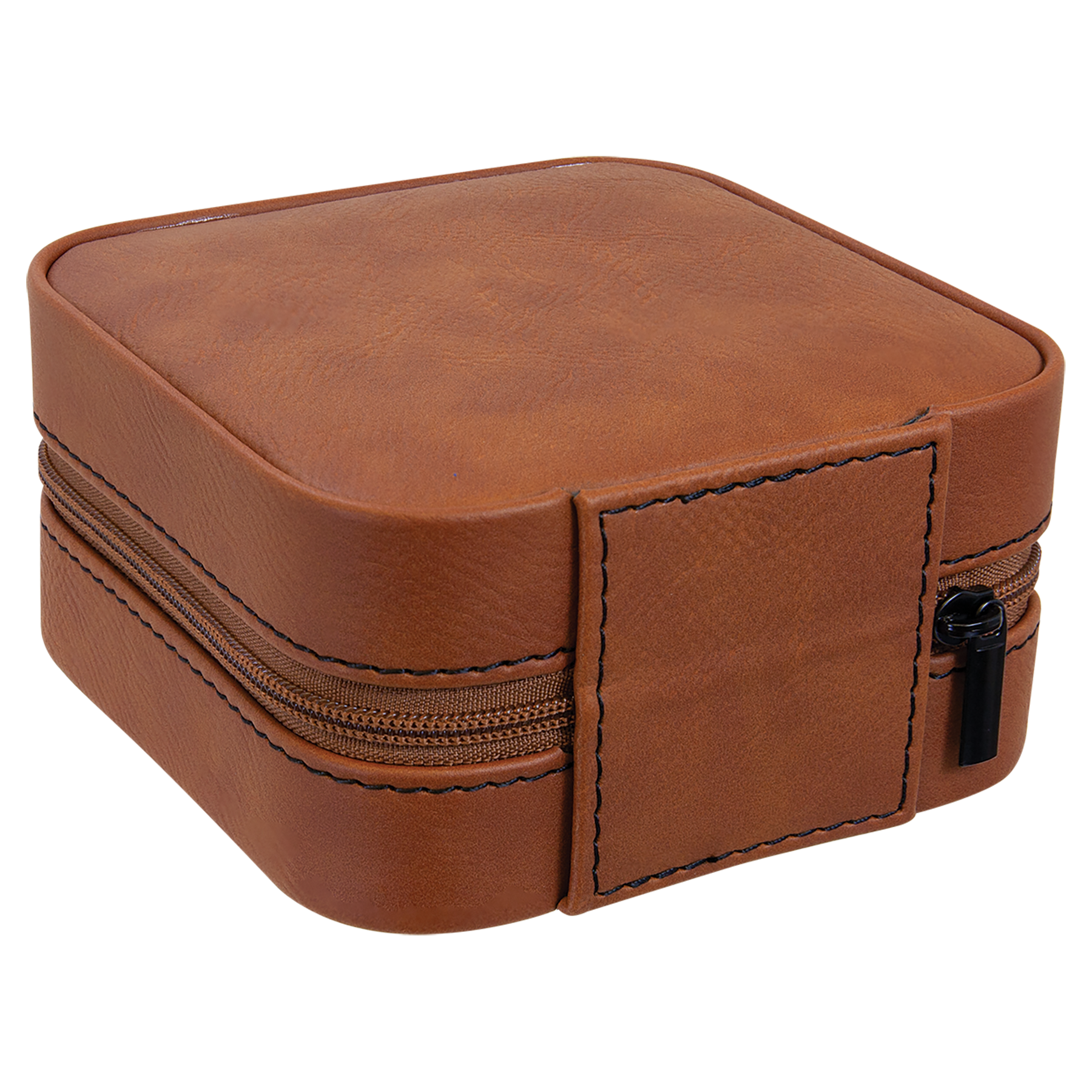 Rawhide Leatherette Travel Jewelry Box