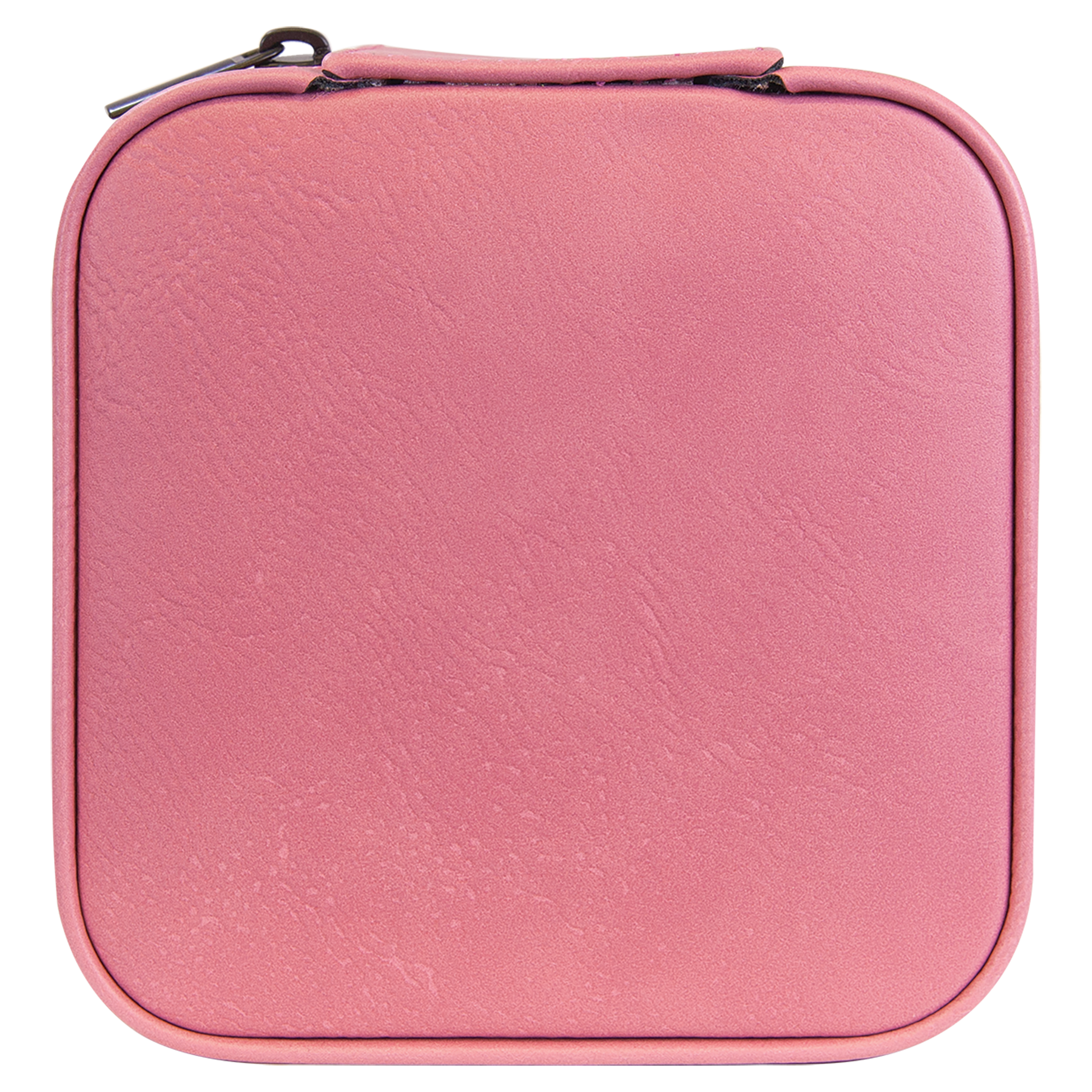 Pink Leatherette Travel Jewelry Box
