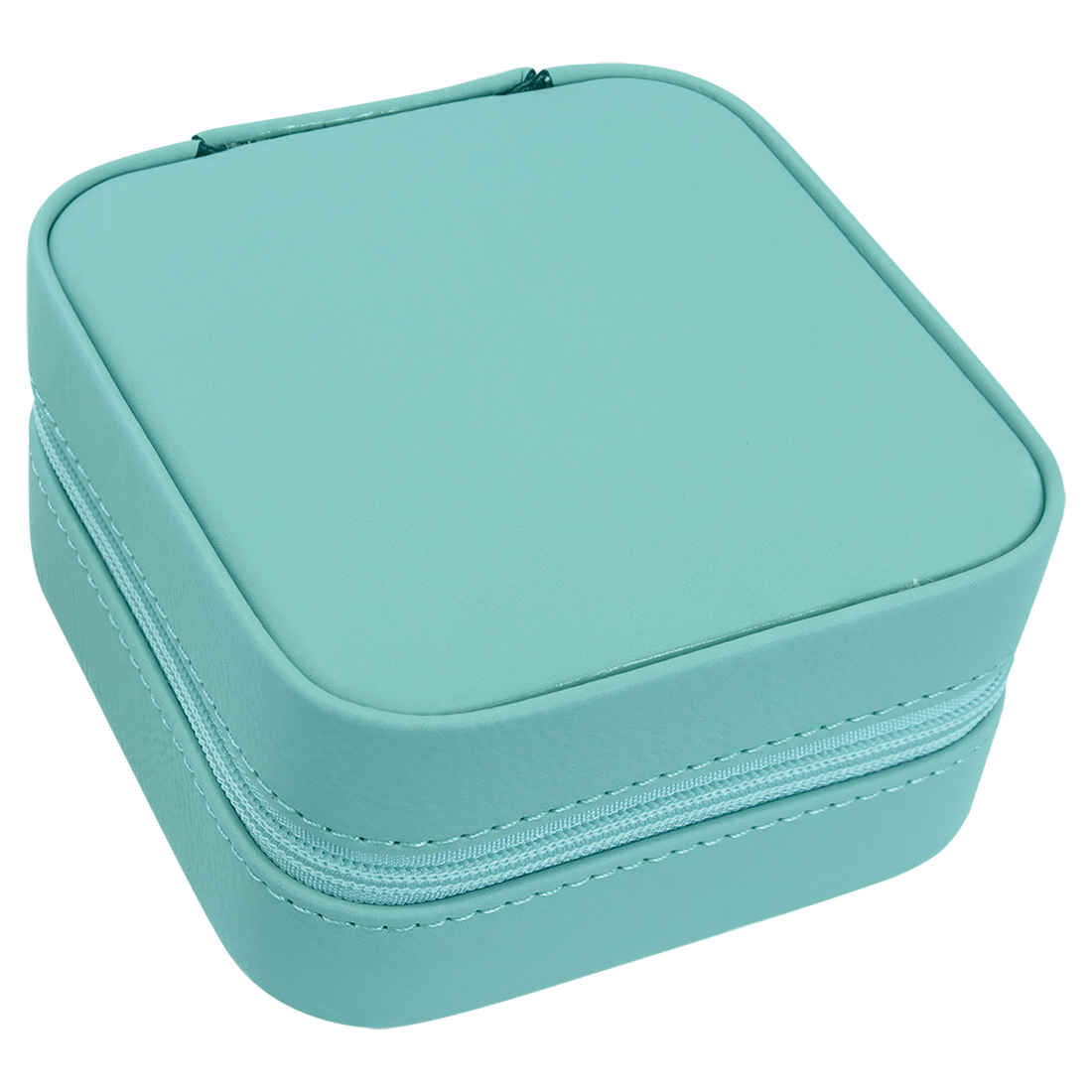 Travel Jewelry Box - Leatherette, Creekside Collection – Teal preview
