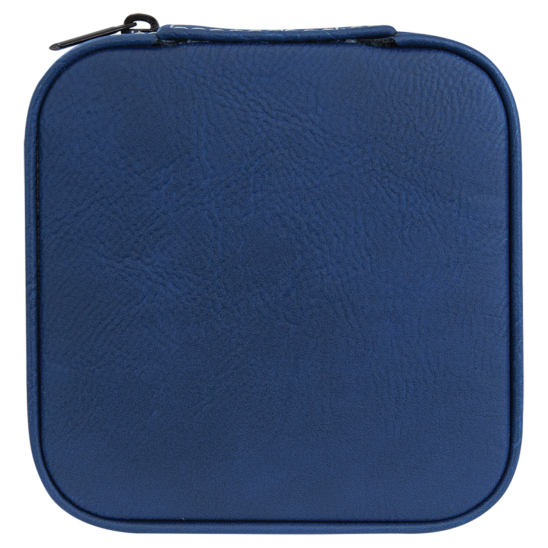 Blue/Silver Leatherette Travel Jewelry Box blank-preview