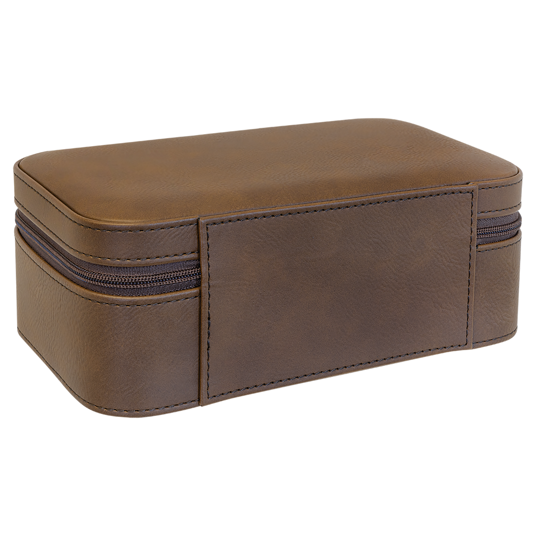 Leatherette Jewelry Box – Dark Brown preview