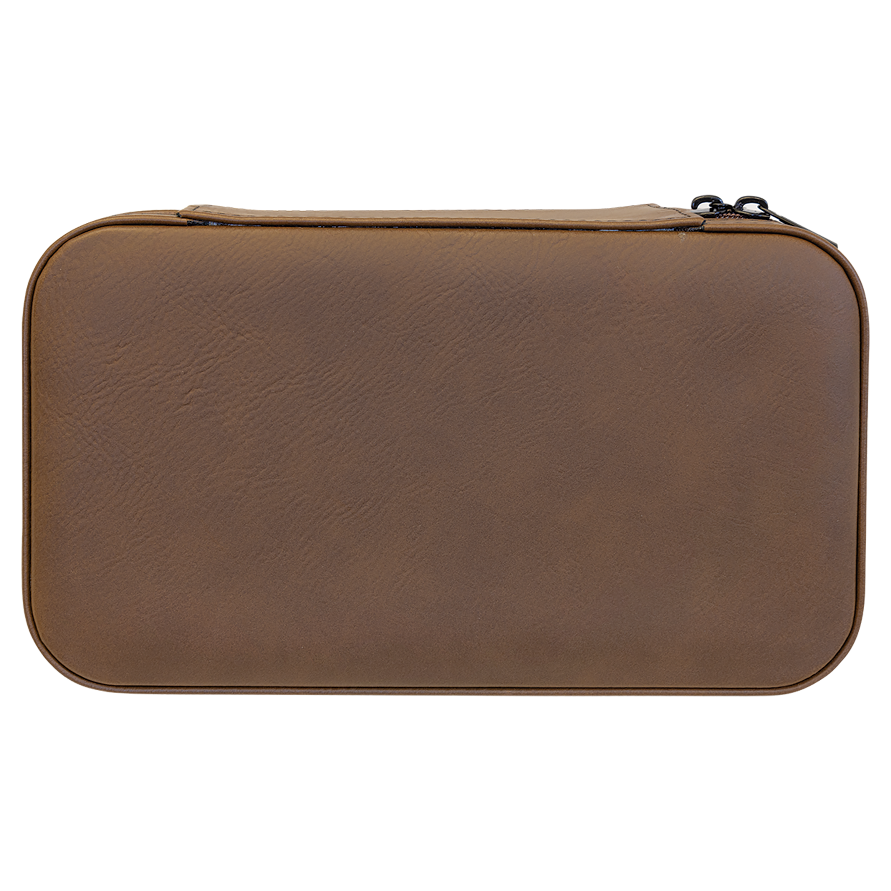Dark Brown Large Leatherette Jewelry Box