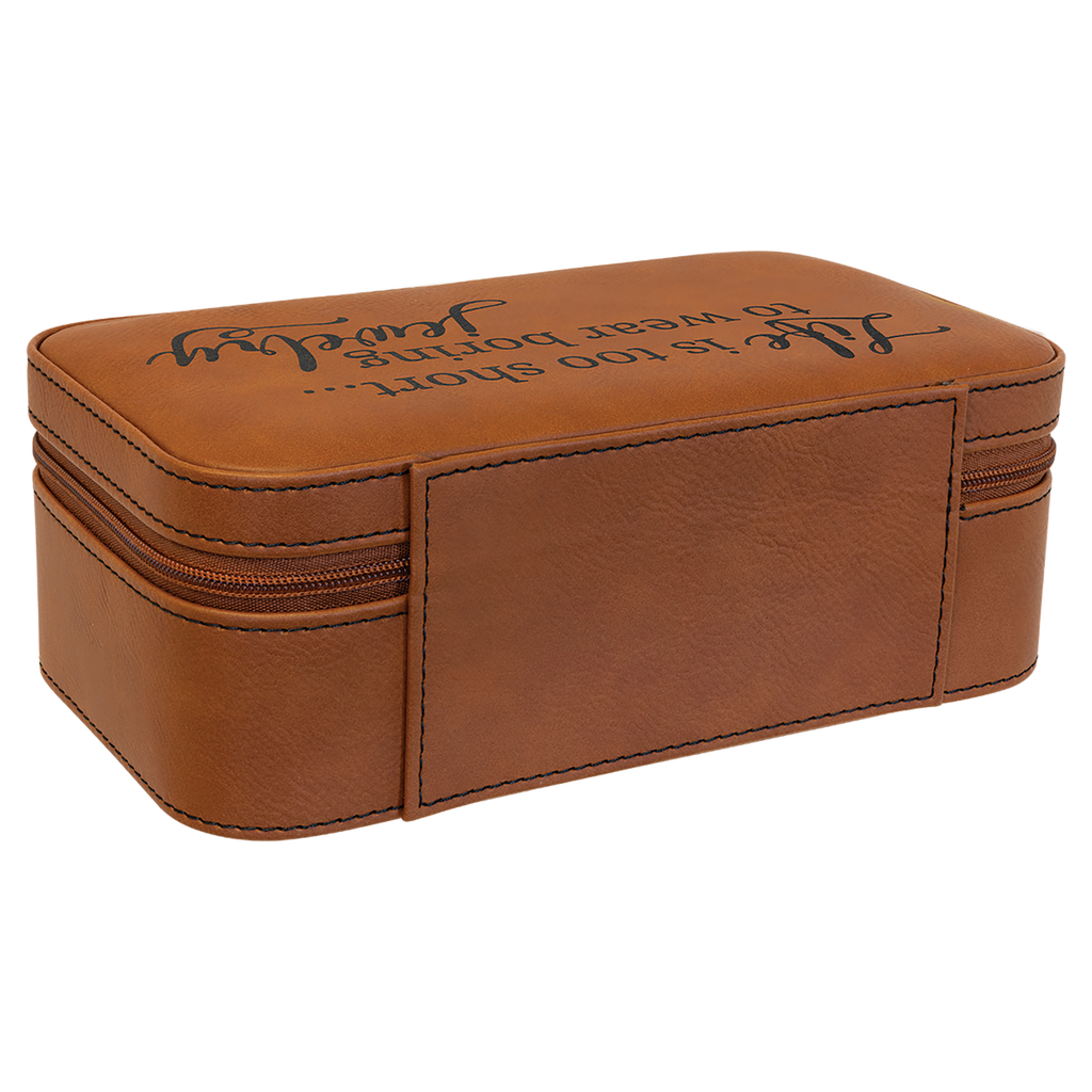 Rawhide Large Leatherette Jewelry Box