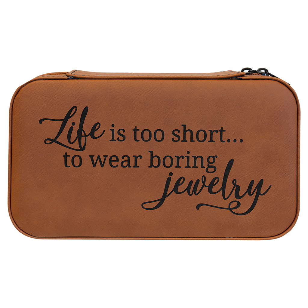 Rawhide Large Leatherette Jewelry Box
