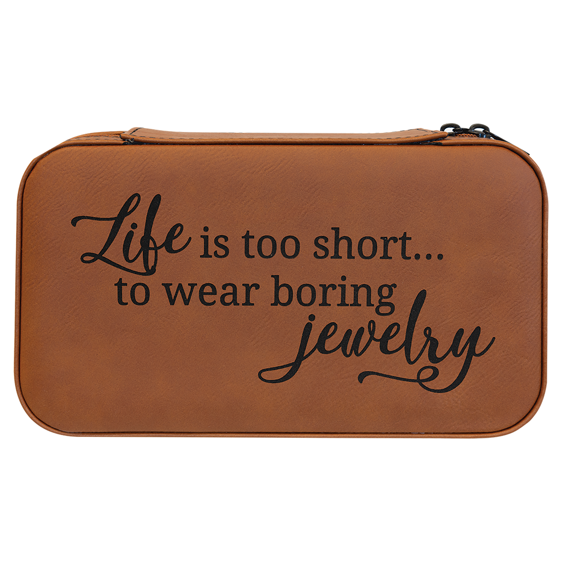 Rawhide Large Leatherette Jewelry Box