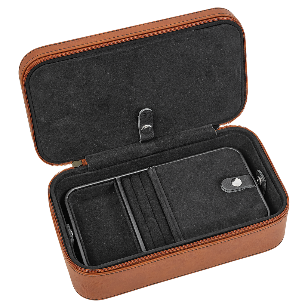 Rawhide Large Leatherette Jewelry Box
