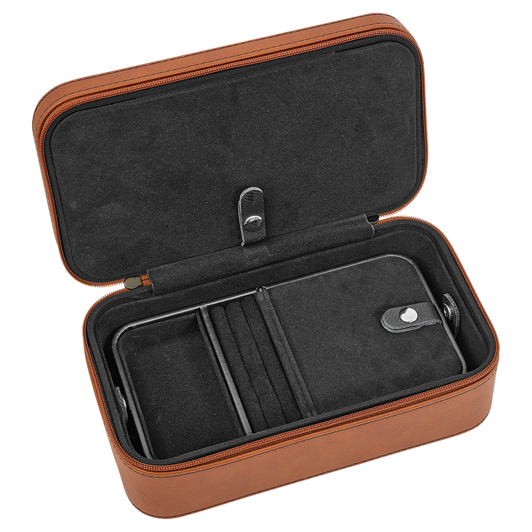 Rawhide Large Leatherette Jewelry Box