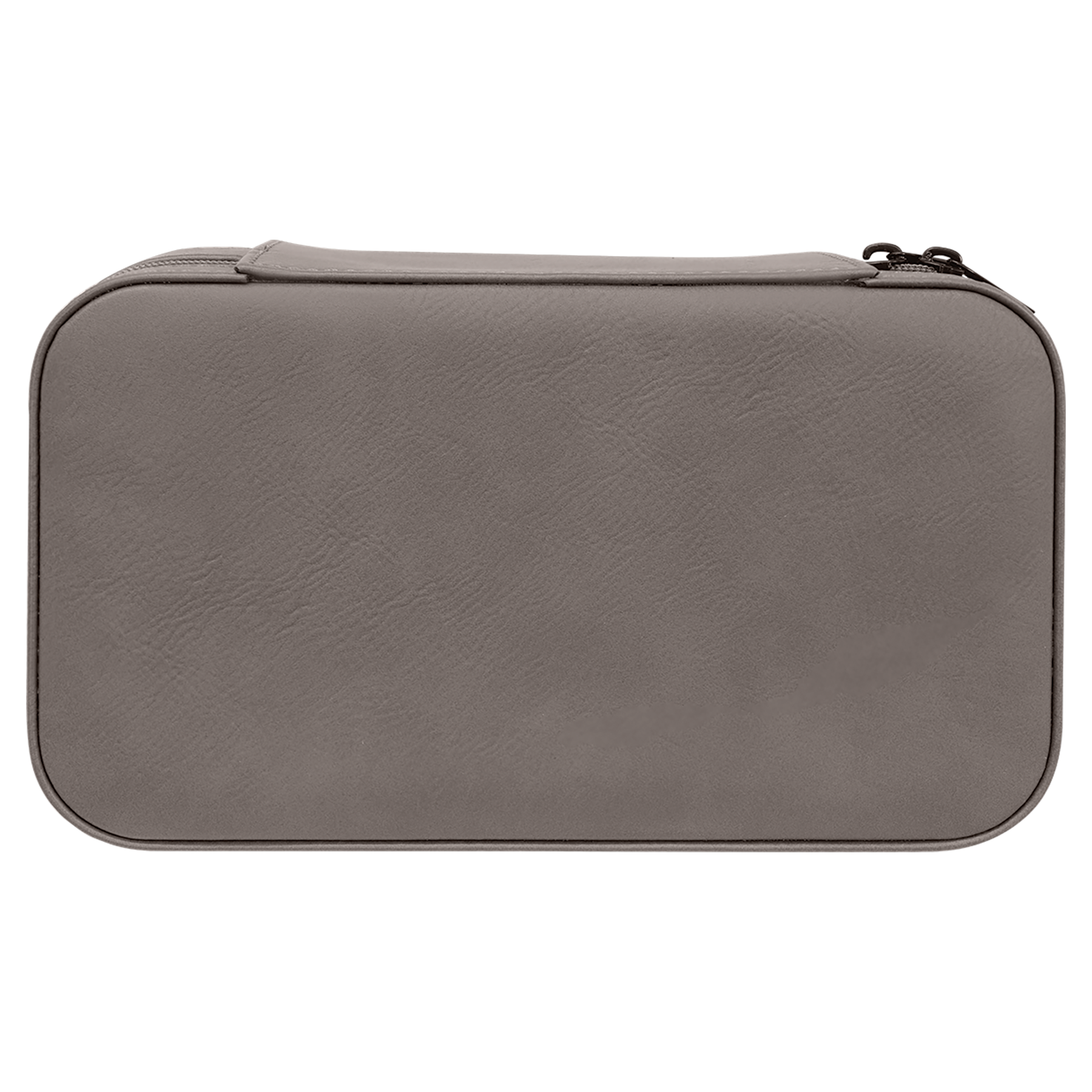 Gray Large Leatherette Jewelry Box