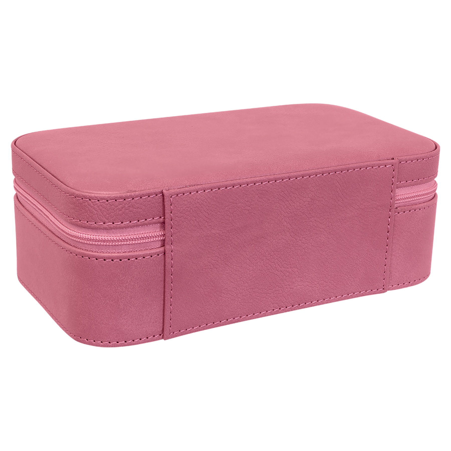 Pink Large Leatherette Jewelry Box blank-preview