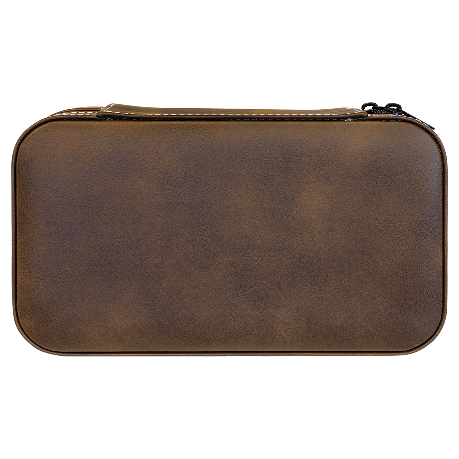 Rustic/Silver Large Leatherette Jewelry Box