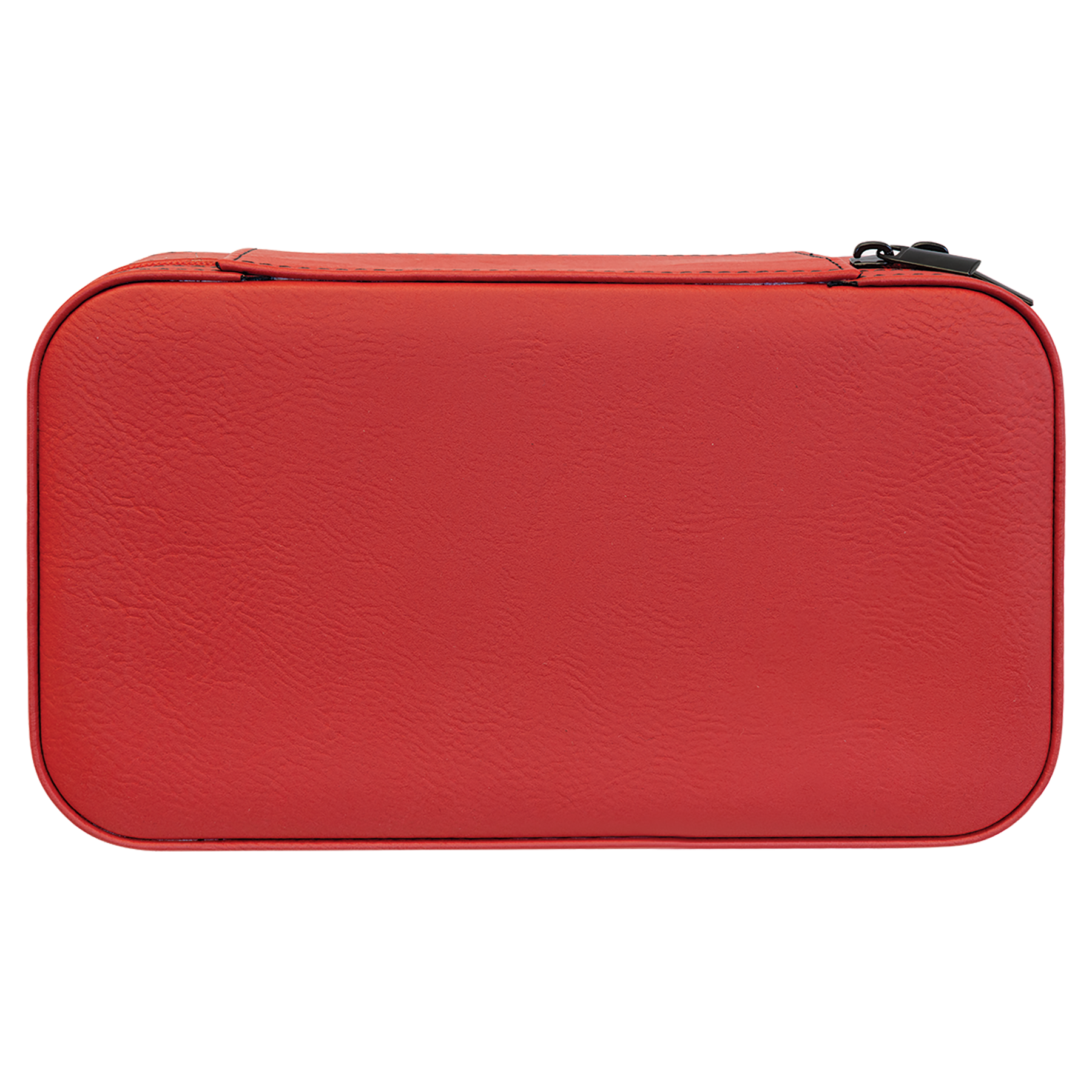 Red Large Leatherette Jewelry Box