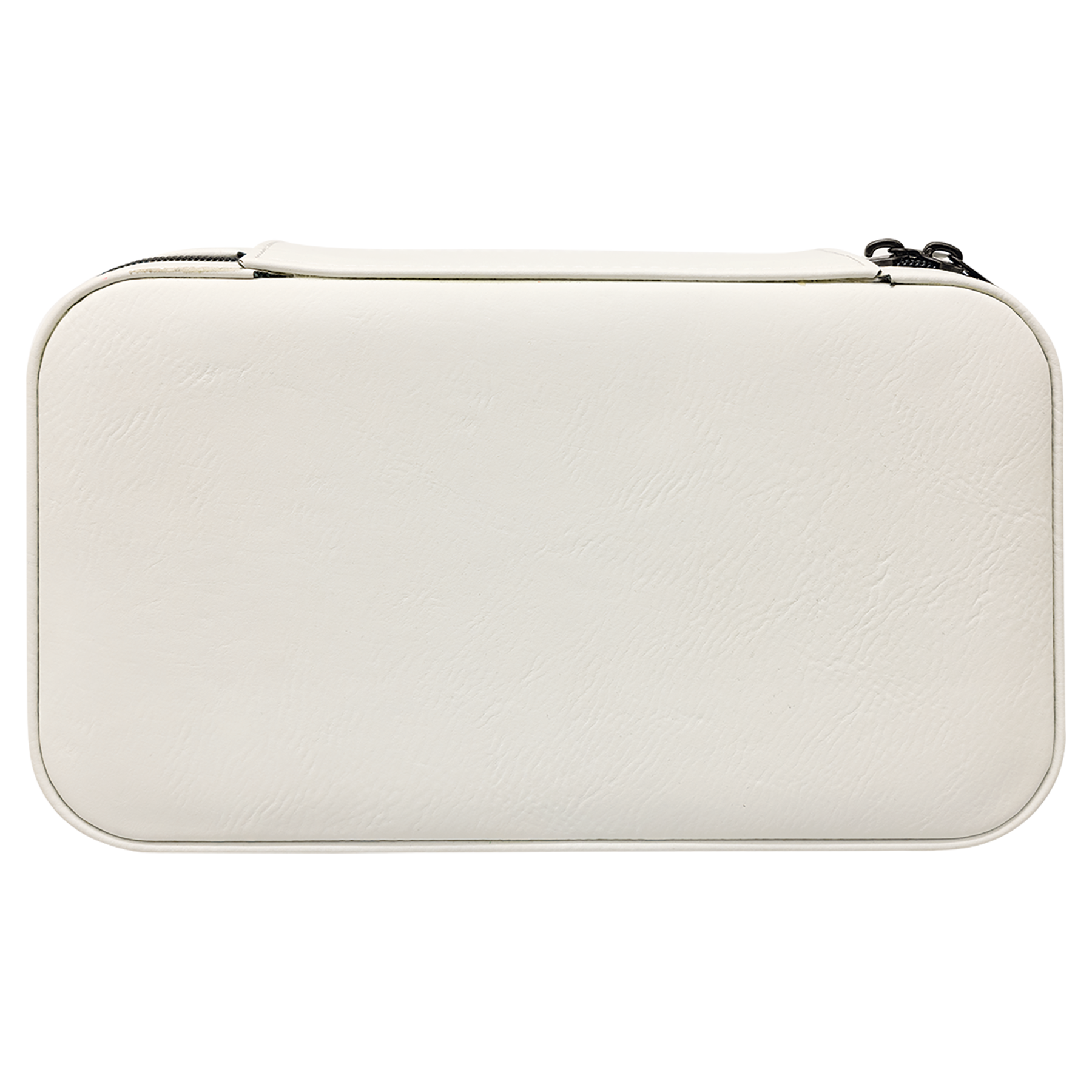 White Large Leatherette Jewelry Box