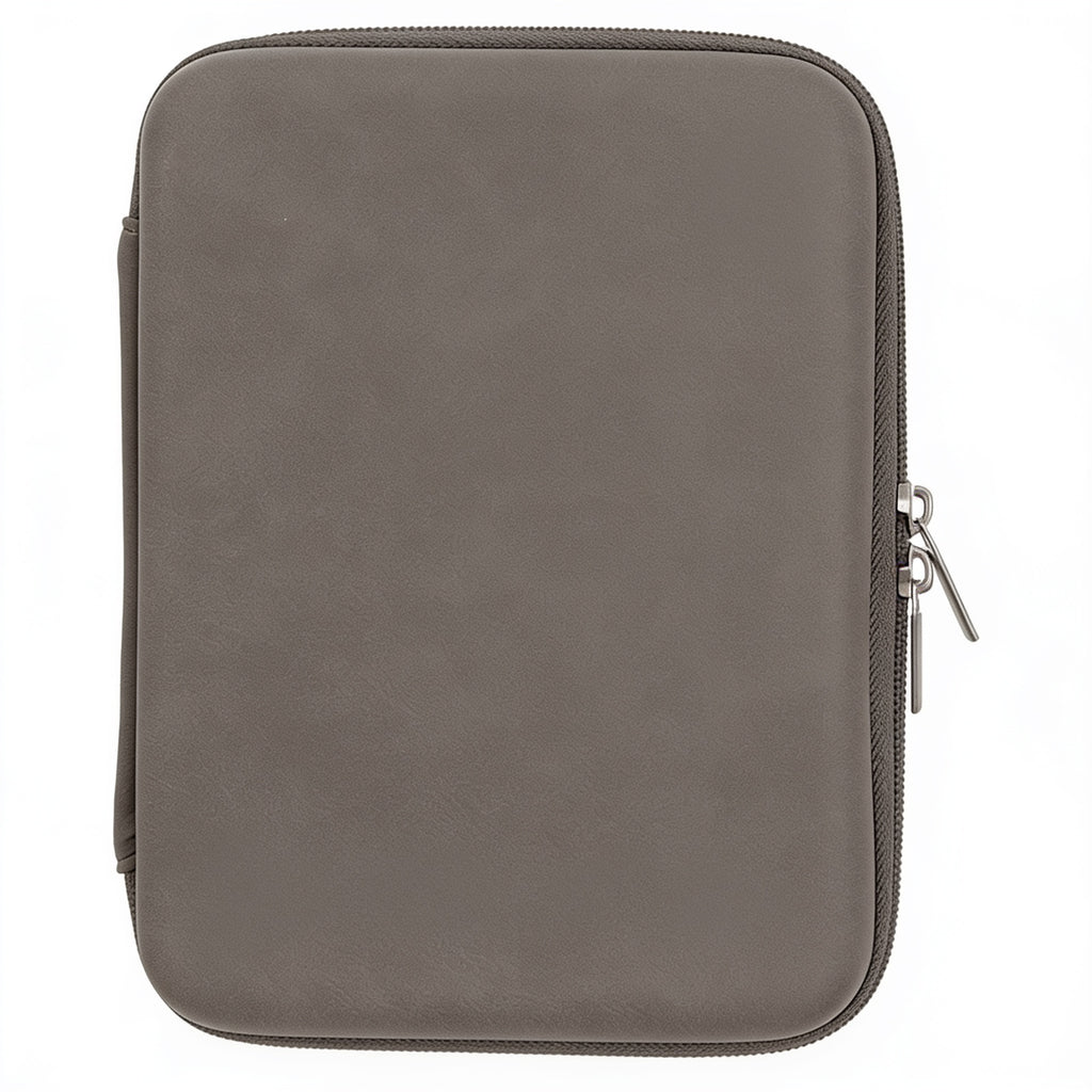 Gray Leatherette Cord Case blank-preview