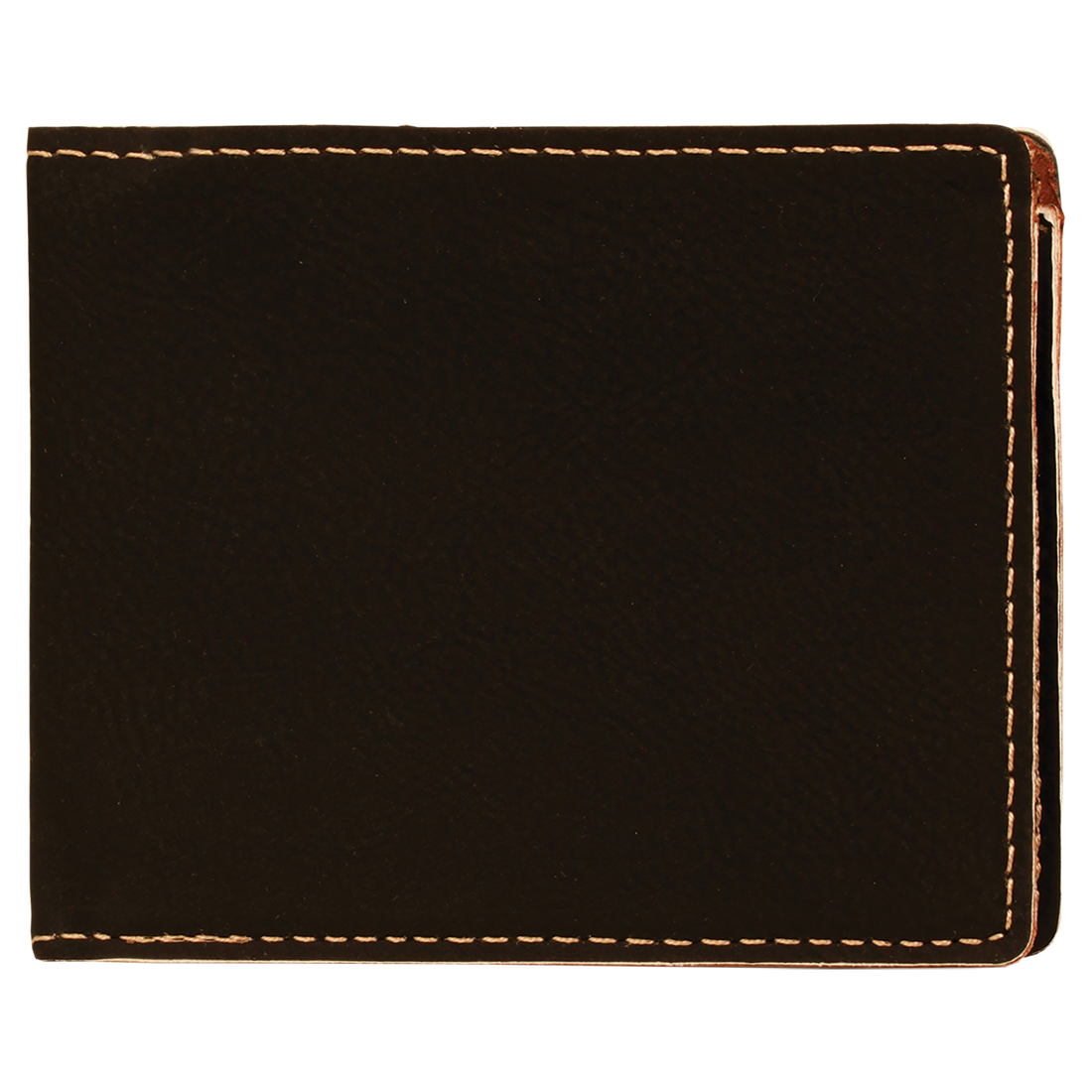 Black/Gold Leatherette Bifold Wallet preview