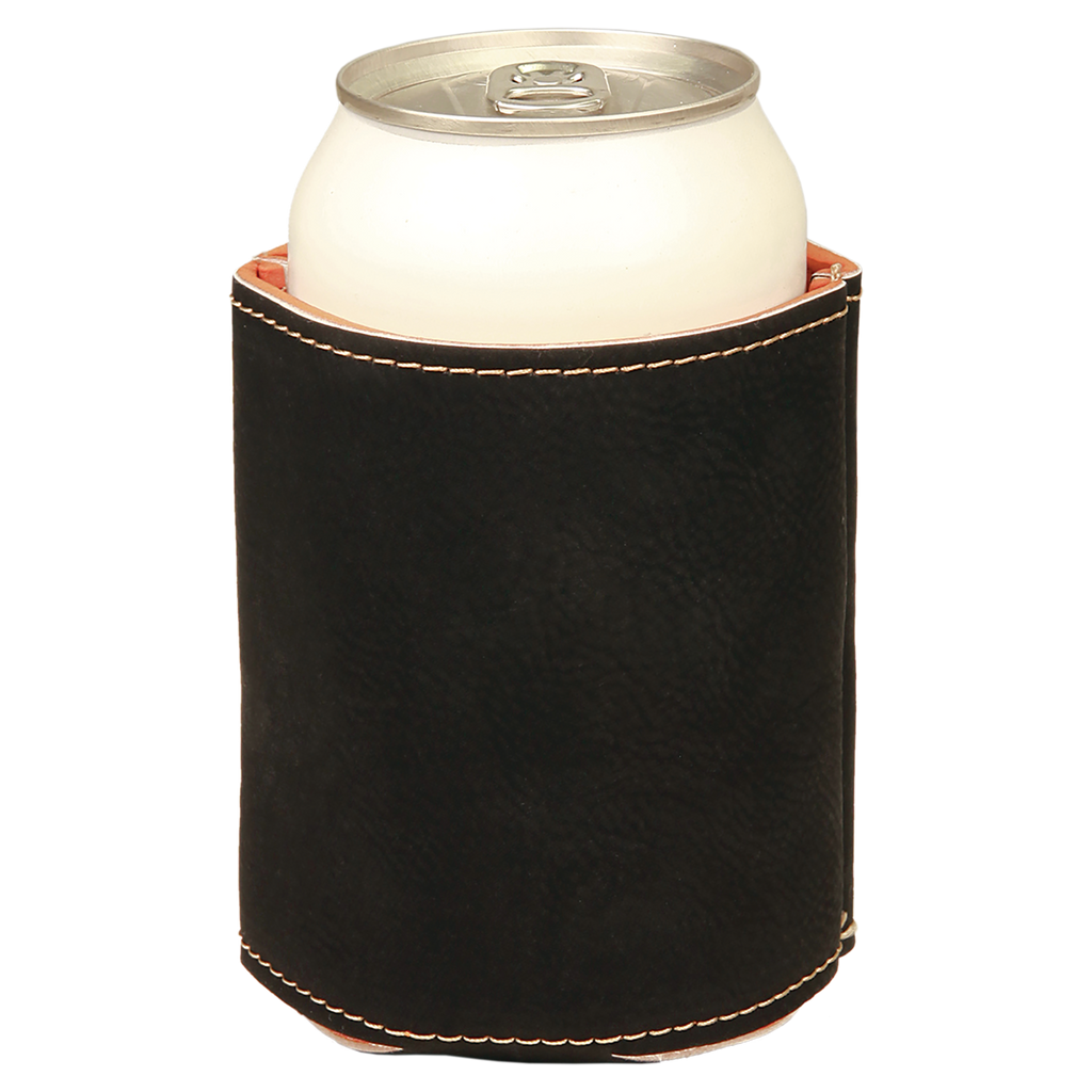 Black/Gold Leatherette Beverage Holder blank-preview