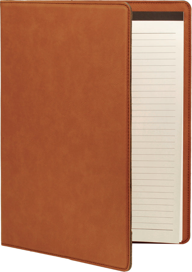 Rawhide Leatherette Portfolio with Notepad blank-preview
