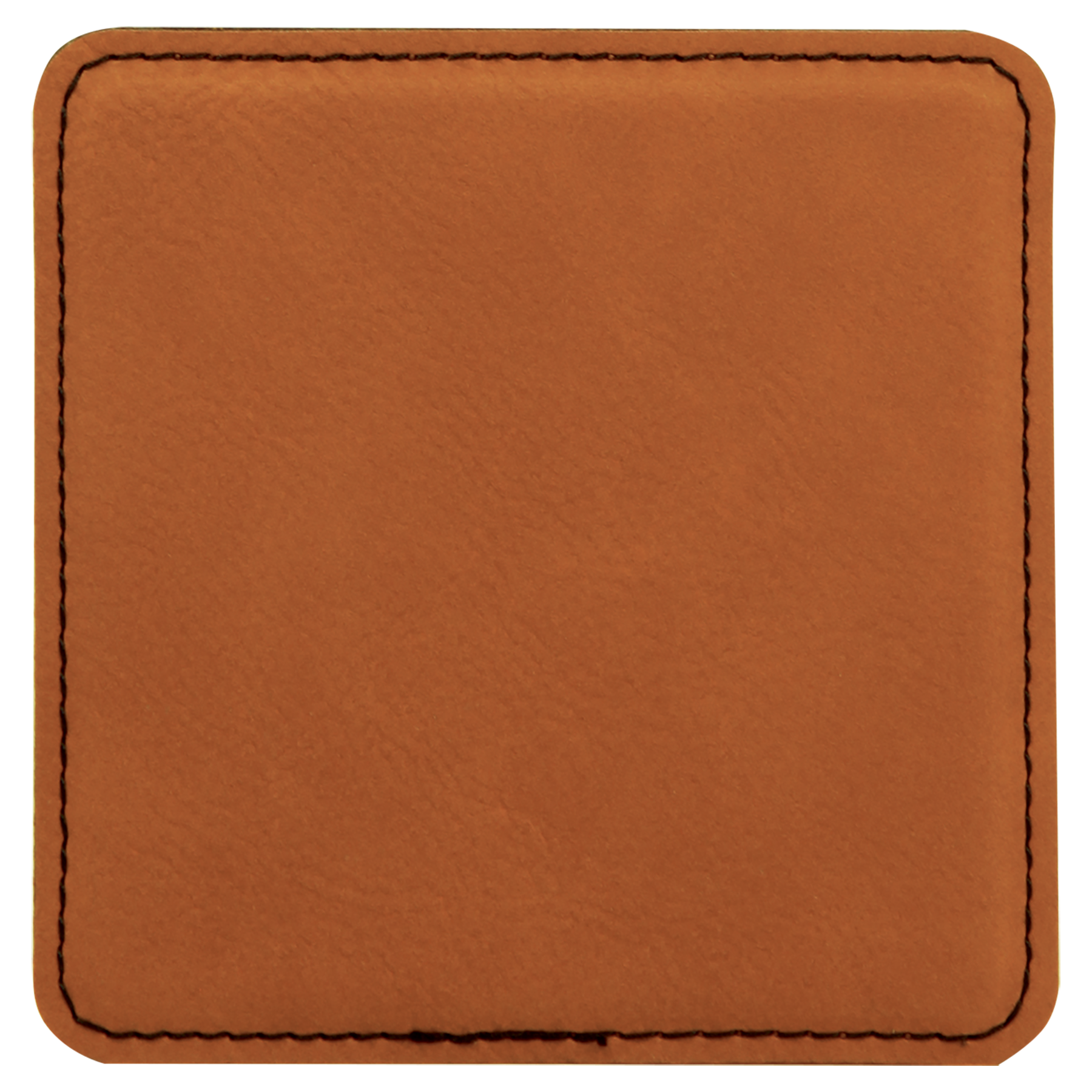 Rawhide Square Leatherette Coaster blank-preview