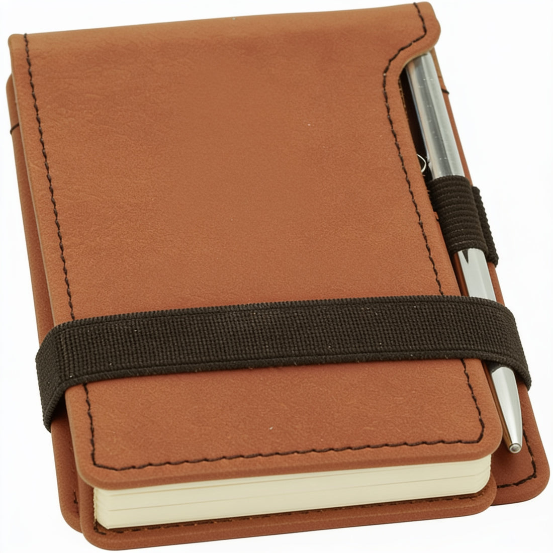 Rawhide Leatherette Mini Notepad with Pen preview
